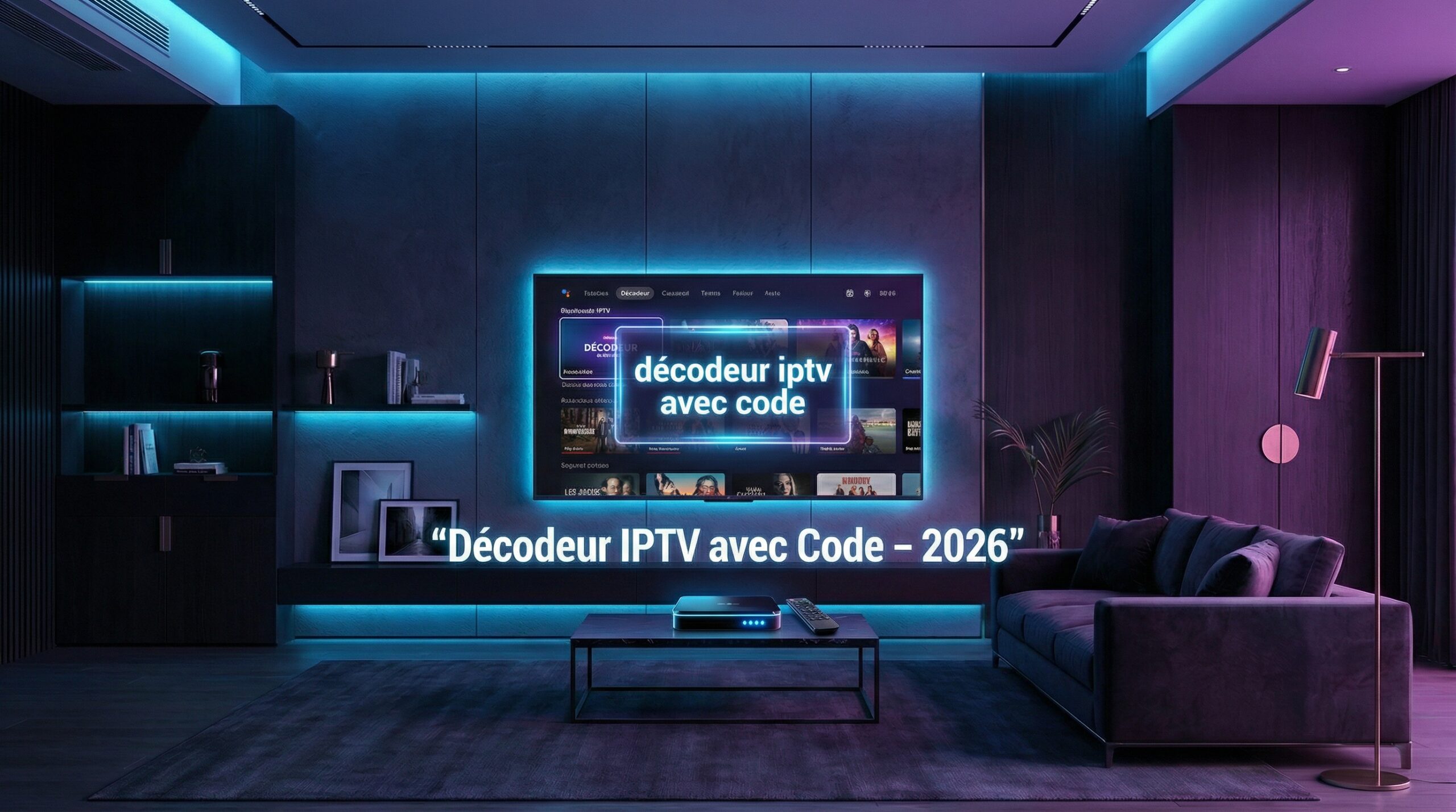 décodeur iptv avec code